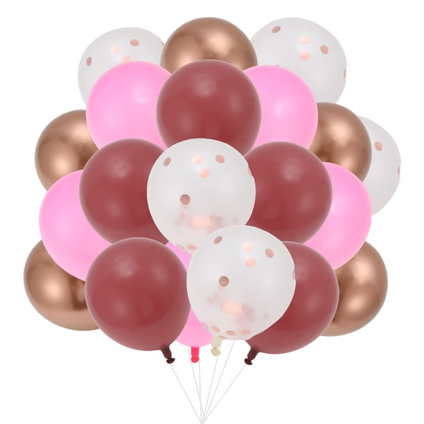 Globos de látex únicos para fiestas con cinta, globos de helio redondos de 10 pulgadas para decoración de bodas, graduaciones y cumpleaños, 20 piezas