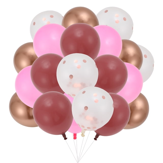 Globos de látex únicos para fiestas con cinta, globos de helio redondos de 10 pulgadas para decoración de bodas, graduaciones y cumpleaños, 20 piezas