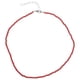 thumbnail image 2 of Collar de cuentas de una sola capa, gargantilla de cuentas bohemia, collares de playa, joyería de verano hecha a mano para mujeres y niñas, color rojo, 2 of 7
