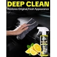 thumbnail image 2 of JJEAN-Car Interior Cleaner Spray, Multipurpose Leather Seat Cleaner Upholstery Car Cleaning Kit Auto Dashboard Vinyl Detailing Supplies Kit,Lemon Scent, 2 of 3