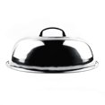 thumbnail image 1 of Pot Cover Household Stainless Steel Stir Fry Steaming Cooking Lid Multifunctional Circular 34cm, 1 of 4