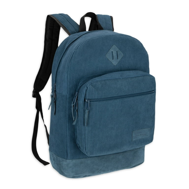Genuine Dickies Unisex Varsity 17 Laptop Backpack Blue Corduroy Walmart