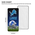 thumbnail image 3 of Lions Football Team Oversized Plush Bath Towel 27x55 Inch, Hypoallergenic Coral Fleece, Travel Friendly, Portable Folding Bath Towel for Beach, Perfect Gift for Fans, 3 of 6
