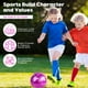 thumbnail image 4 of Balón de fútbol Champhox, tamaño 4, piel TPU con purpurina para niñas, 4 of 8