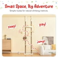 thumbnail image 3 of Cat Tree, Floor to Ceiling Cat Tower Adjustable Height[92-102 Inches=234-258cm], 7 Tiers Cat Climbing Tree with Hammock, Platforms and Fully Sisal Scratching Posts for Indoor Cats, Beige, 3 of 9
