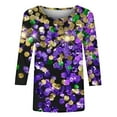 mardi gras sweatshirt sequin