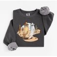 thumbnail image 2 of Cowboy Halloween Sweatshirt, Pumpkin Head Sweatshirt, Spooky Western Apparel, 2 of 4