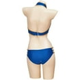 thumbnail image 4 of Chun Li Themed Blue Bikini Swimwear Two Piece Set Stylish Bathing Outfit Women, 4 of 6