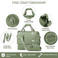thumbnail image 2 of Gynky Travel Duffle Bag Weekender Bags for Women with Shoe Compartment Carry on Overnight Bag with Toiletry Bag Hospital Bag for Labor and Delivery Weekender Overnight Bag for Trave Sport Hospital, 2 of 8