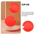 thumbnail image 3 of SOPOTUTU 6Ud Cubierta Para Tazas Roja Antipolvo Ideal Para Uso En Casa Con Práctico Y, 3 of 8
