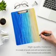 thumbnail image 4 of FMSHPON Blue SeaBeach Clipboard Hardboard Wood Nursing Clip Board and Pull for Standard A4 Letter 13x9 inches, 4 of 7