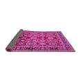 thumbnail image 2 of Ahgly Company Indoor Round Oriental Pink Industrial Area Rugs, 6' Round, 2 of 4