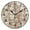 Black, variant on 9.84in Cat Fun” PVC Canvas Wall and Table Clock with Canvas Texture, Black or Gold Hands