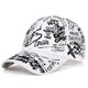thumbnail image 2 of Gorras de béisbol con estampado geométrico de letras Unisex, Snapback, sombreros casuales ajustables para exteriores, sombrero de protección solar, primavera y otoño, 2 of 4