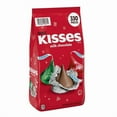 thumbnail image 2 of HERSHEY'S KISSES Christmas Milk Chocolate Candy (335-pc Bulk)- With Olive White Bowl By OMA, 2 of 9