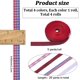 thumbnail image 2 of 4 rollos de cinta jacquard de tartán Jack de 18,3 m, 11 mm de ancho, borde tejido a cuadros, cintas de cuadros vichy navideñas para manualidades, 2 of 9