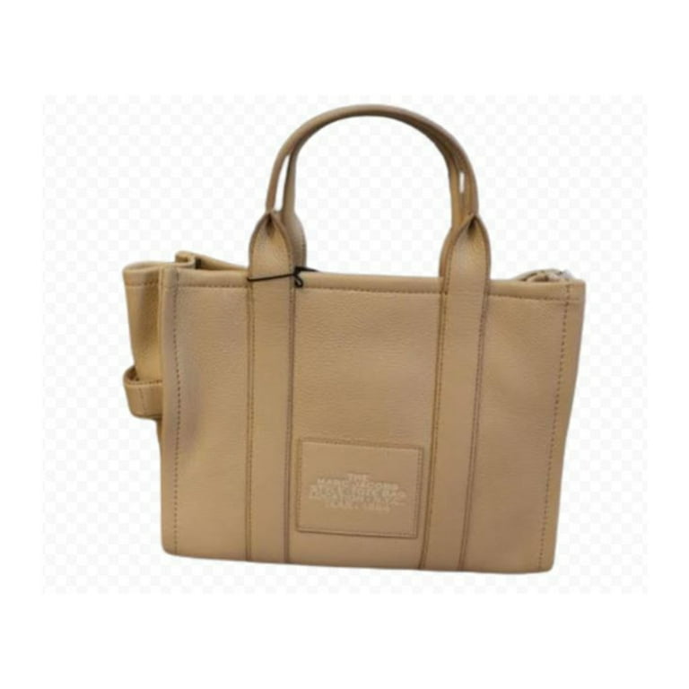 Marc Jacobs The Leather Medium Tote Bag Camel H004L01PF21-914