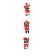 thumbnail image 1 of Papá Noel trepando por una escalera de cuerda, decoración navideña para ventana, fiesta y comedor. 25cm Tres Papá Noel, 1 of 9