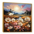 thumbnail image 2 of Designart "Meadow of White and Pink Wildflowers" Floral Framed Wall Art - White Wildflowers Hallway Framed Wall Art Decor, 2 of 6