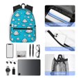 thumbnail image 4 of Easygdp Hippo In Water Head Mochila Casual para Portátil, Mochila para Escuela, Viajes, Negocios, 4 of 6