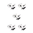 thumbnail image 1 of Qarigey Manténgase elegante y seguro con gafas deportivas ligeras Gafas de seguridad Gafas de seguridad Gafas Multifuncional Durable Marco Type2 NO2, 1 of 6