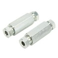 thumbnail image 2 of Brake Line Fittings, Brake Pipe Fitting Union Antirust Female + Male Nuts Pressure Resistant 2Pcs/Set  For Auto, 2 of 8