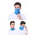 thumbnail image 3 of Summer Face Neck Gaiter - UV 50+ Sun Protection, Breathable Mesh Ice Silk Face Mask for Cycling, Running, Hiking, Fishing Blue1 One Size, 3 of 4