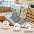 thumbnail image 3 of Sauna Backrest Sauna Wooden Comfortable S-Shape Design Sauna Chair - Sauna Accessories for Any or Infrared Sauna, 3 of 7