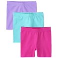 thumbnail image 1 of Girls Cartwheel Shorts Multipacks, Neon Pink-3 Pack, Medium (7/8), 1 of 2