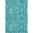 thumbnail image 2 of Addison Rugs Mayfield Premium Machine Washable Transitional Holiday Teal Rectangle Rug, 10' x 14', 2 of 7