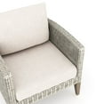 thumbnail image 6 of New Classic Furniture Carezza 5-Piece Wood/Wicker Patio Set in Taupe, 6 of 12