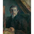thumbnail image 3 of Paul Gauguin 20x23 Black Modern Framed Museum Art Print Titled - Self-Portrait (1885), 3 of 5