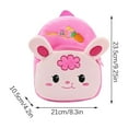 thumbnail image 2 of Mochila infantil con relleno de peluche para guardería | Mochila de terciopelo suave y relleno de espuma para niños y niñas | Mochila ligera para viajes y picnics, 2 of 2