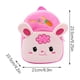 thumbnail image 2 of Mochila de infantil con peluche - Mochila de terciopelo suave para niños • Mochila de viaje ligera • Mochila con estampado de personaje, 2 of 2