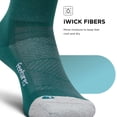 thumbnail image 5 of Feetures Elite Light Cushion Mini Crew Sock - Sport Sock with Targeted Compression - Breezy Court , Small (1 Pair), 5 of 7
