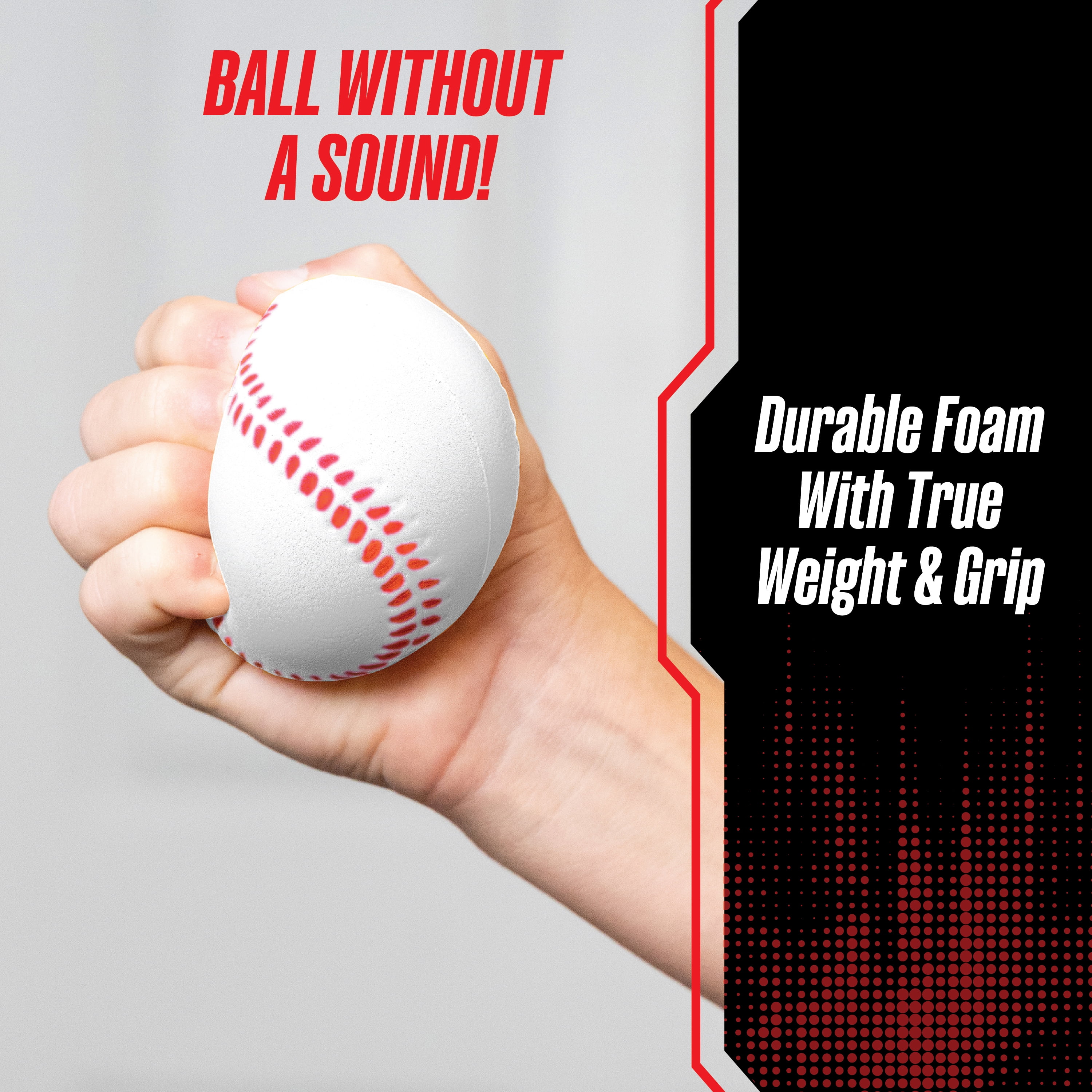 Supreme Silent Sports Indoor & Outdoor Baseball, 2 Pack