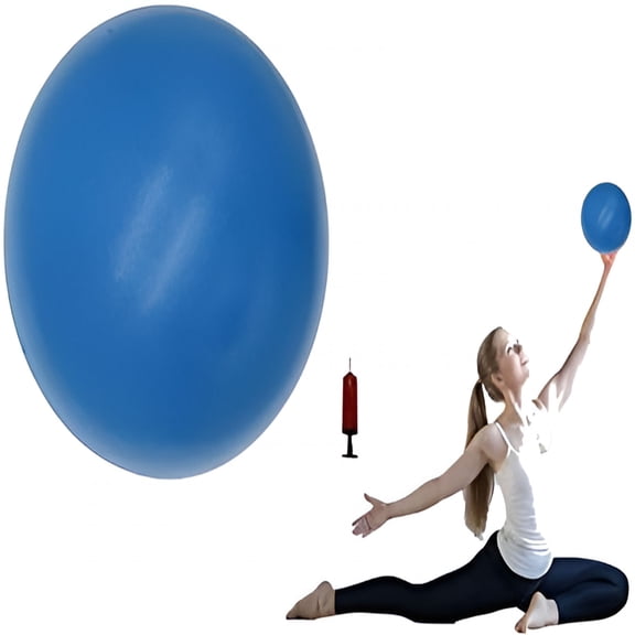 BESTSKY Small Exercise Ball for Between Knees, 6 Inch Pilates Ball with Pump, Mini Yoga Core Ball Physical Therapy