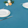 thumbnail image 4 of HAHDAXIA Round Waterproof Table Cover Elastic Tablecloth Vinyl Fitted Table Cover Elastic Edged Plastic Table Cover Fits Tables up to 36"-44" R Teal, 4 of 7