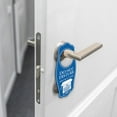 thumbnail image 3 of Do Not Disturb Writer At Work Door Hanger | House or Business Door Sign - Light Grey, 4" x 8", 3 of 8