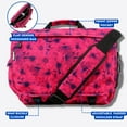 thumbnail image 4 of J World Womens Thomas 16" Messenger Bag With Laptop Sleeve for School and Travel, Bellis, 4 of 9