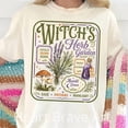 thumbnail image 3 of Witch's Herb Garden Shirt, Homegrown Magic, Vintage Botanical Halloween Tee, Retro Witchy Botanical Tee, Halloween Mushroom Plant Lover Gift, 3 of 4