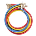 thumbnail image 2 of 3Pcs Refrigerant Charging Hose 0.9m High Pressure 1/4in AC Charging Hose for R22 R410a R134 R404a, 2 of 5