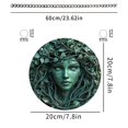 thumbnail image 4 of Colgante de cadena avanzado de acrílico plano 2D verde para pasillo, porche y salón, 4 of 8