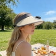 thumbnail image 6 of Solar Fan Sun Hat with USB Charging, Wide Brim UPF 50+ Sun Protection Hat with 3 Speed Adjustable Fan - Breathable Outdoor Hat for Hiking Fishing Travel, Beige, 6 of 6