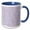Blue/White, variant on 3drose, Purple Glitter, 11oz Mug