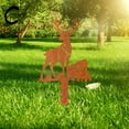 thumbnail image 6 of C-CRAFT Deer Metal Garden Stake Sign 18 inches, Perfect Outdoor Accent and Gardener Gift Idea, Deer Lover Gift, 6 of 8