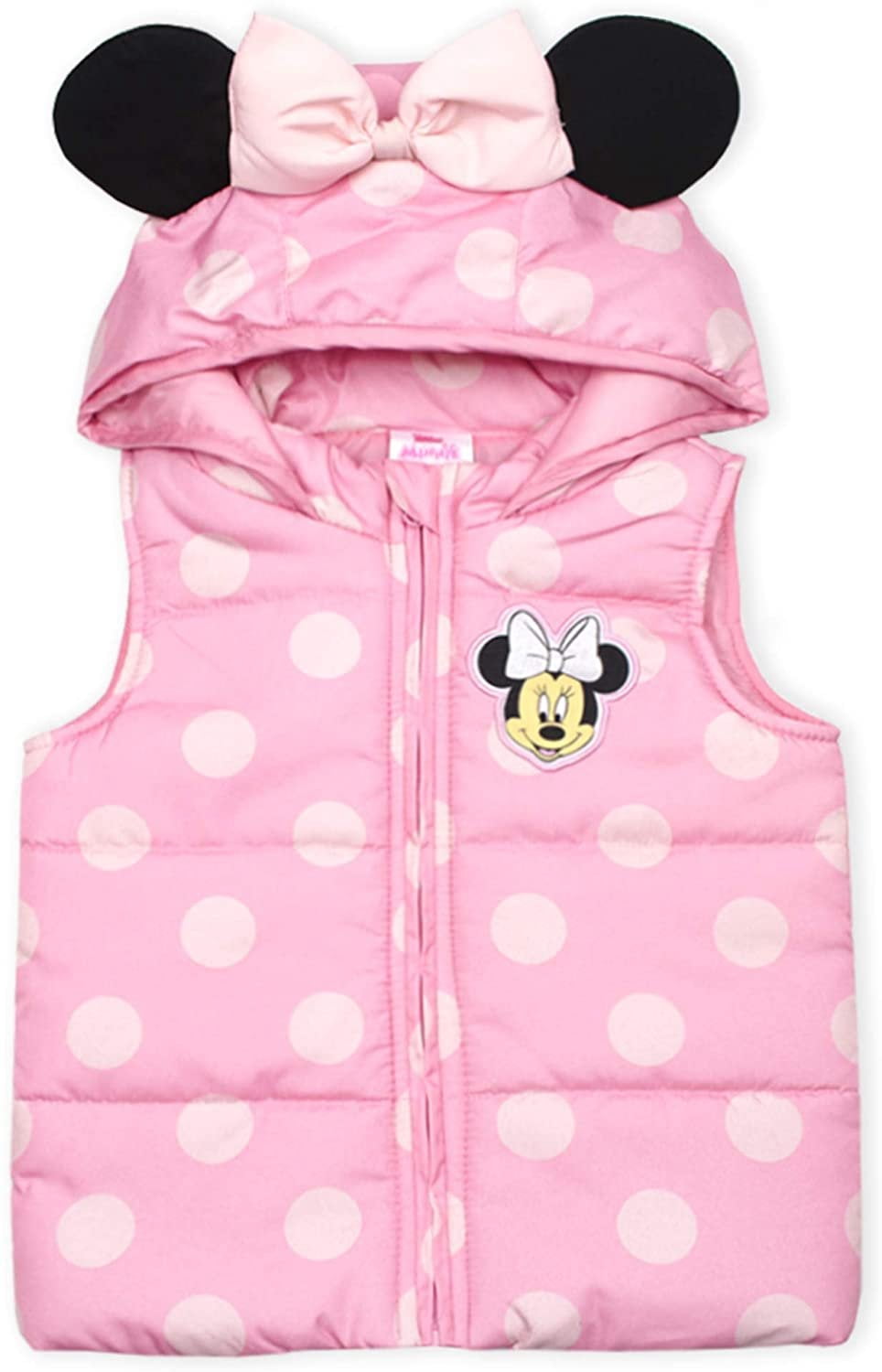 Disney 3-Piece Minnie Mouse Clothes for Girls and Toddlers, Shirt, Vest, and Pants