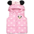 thumbnail image 4 of Disney 3-Piece Minnie Mouse Clothes for Girls and Toddlers, Shirt, Vest, and Pants, 4 of 4