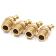 thumbnail image 1 of 4Pcs M12 X 1.25 45 Grados de Ángulo Latón Engrasador Nipples para El Coche Rosca, 1 of 1