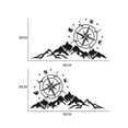 thumbnail image 3 of Car Sticker 2pcs Mountain Adventurers Compass Graphics Decoration Rv Camper Truck Door Waist Line Hood Vinyl Decal,56cm_Gift Of G, 3 of 4